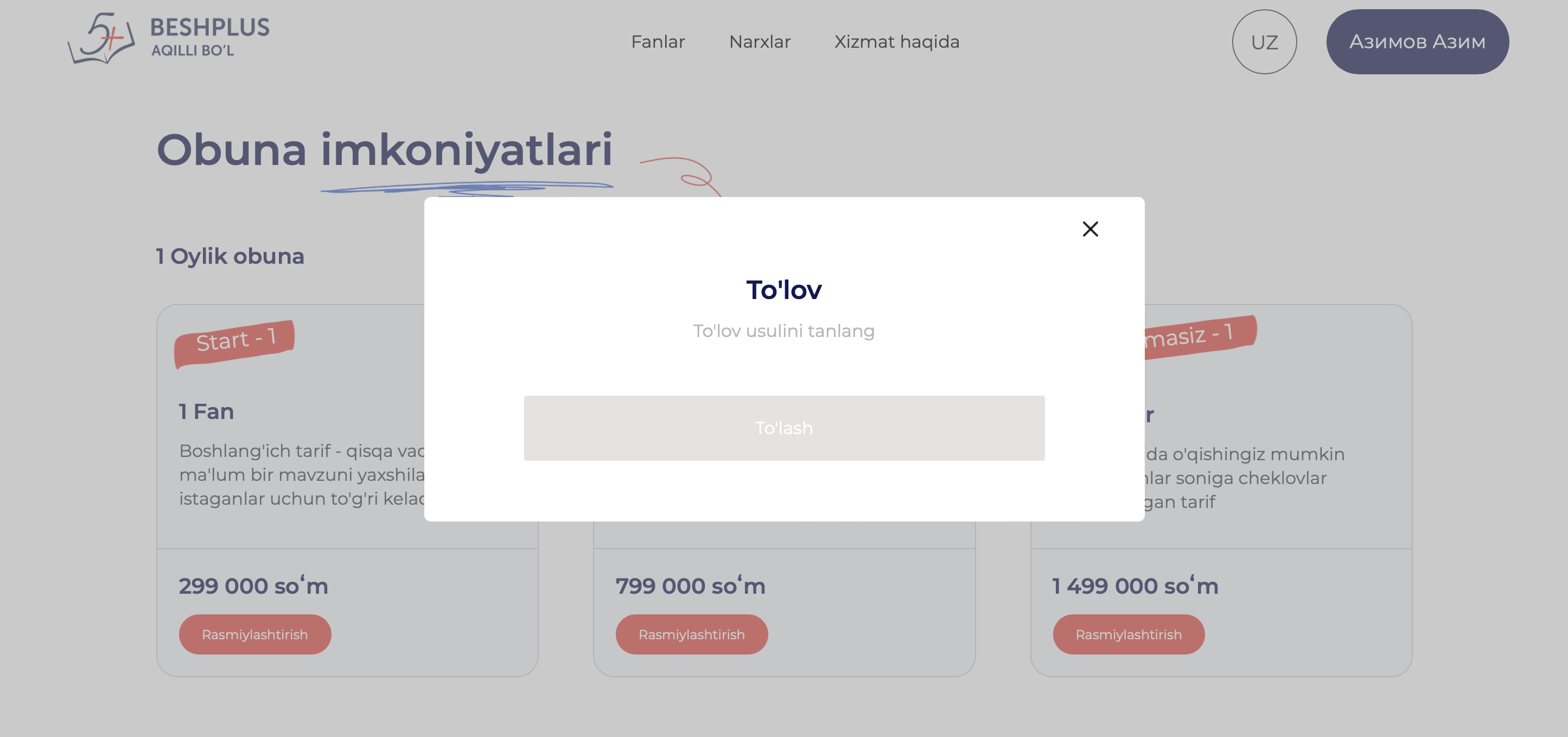 Изображение онлайн платформы школы Beshplus